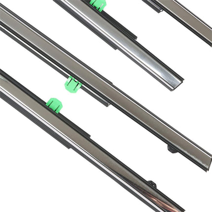 Findmall Chrome Outer Window Belt Weatherstrip Kit for 2012-2016 Honda CR-V