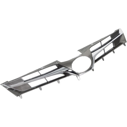 Findmall Front Upper Grille for 2018-2019 Toyota Sienna, Black with Chrome Trim