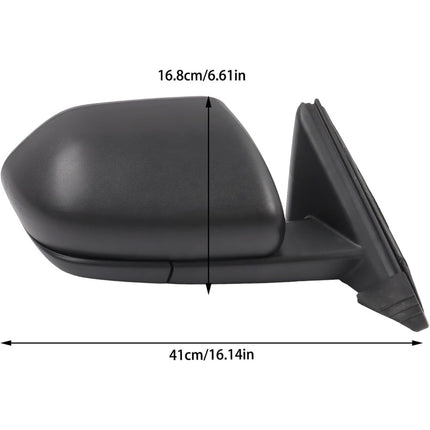 Findmall Right Passenger Side Power Heated Side View Mirror w/Blind Spot Detection Textured Puddle Lamp 8-Pins