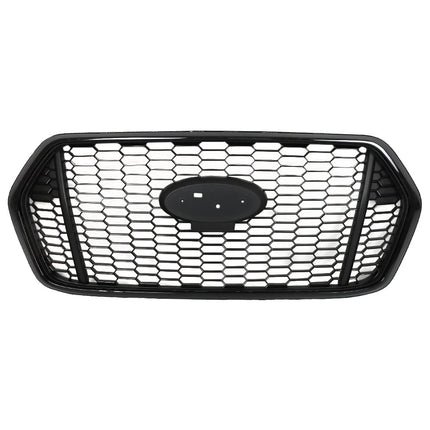 Findmall Front Grille Upper Glossy Black Honeycomb Style Replacement for Transit T150 T250 T350 2020-2022