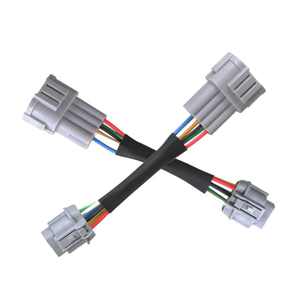 Findmall Headlight Conversion Adapters Wiring Harness Replacement for 2003-2005 350z HID Wiring 8 to Headlight 6