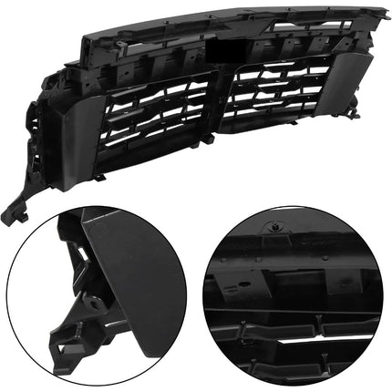 Findmall Chrome and Black Front Upper Grille Molding Trim Replacement for Traverse LT 2024-2026 84870686