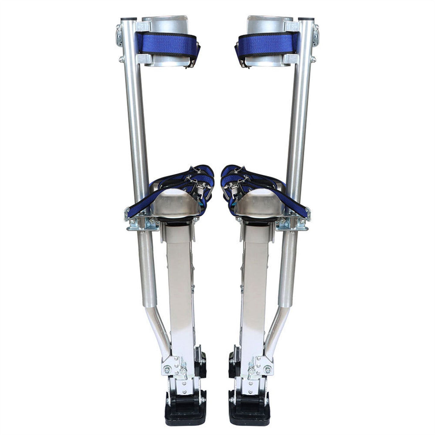 findmall 24-40 Inch Drywall Stilts Grade Adjustable Auminum Tool Stilt for Painting or Cleaning - Silver