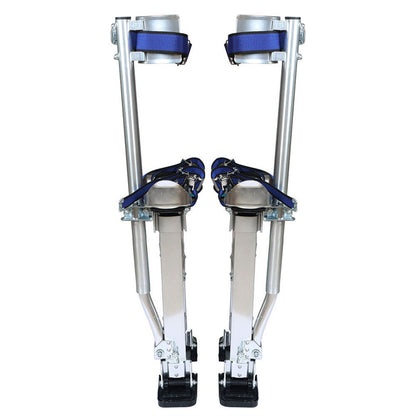 findmall 24-40 Inch Drywall Stilts Grade Adjustable Auminum Tool Stilt for Painting or Cleaning - Silver