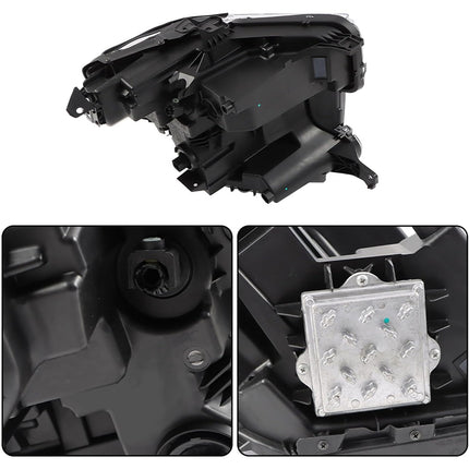 Findmall Headlight Assembly for 2019–2021 GMC Sierra Front Left Driver Side, Replaces 84772475