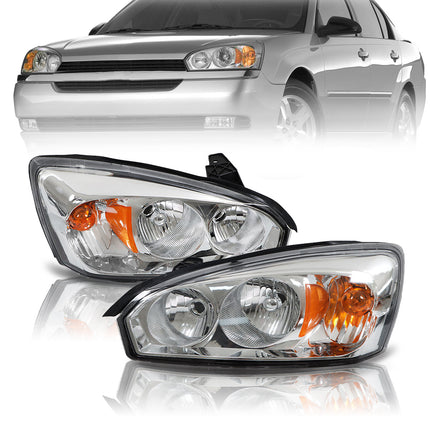 Findmall Headlights Replacement for Malibu SS 2004 2005 2006 2007 2008 Headlights Pair Left Right Side (Passenger Driver Side)