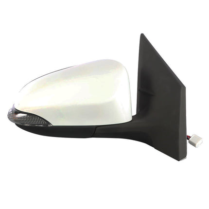 Findmall Side Mirror Signal Lamp Heated Right Passenger Side White Replacement for 2014-2019 Toyota Corolla 8791002G10 TO1321295 87910-02G11
