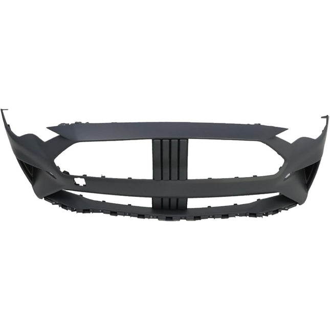 Findmall Primed Front Bumper Cover Replacement for 2018-2019 Ford Mustang, FO1000746