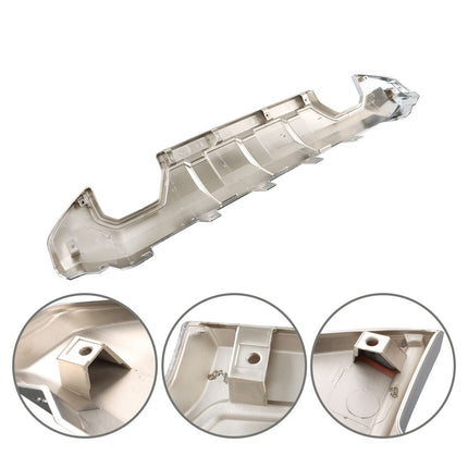 Findmall Front Bumper Lower Valance for 2016‑2019 GMC Sierra 1500, Chrome Plastic, Replacement for GM1015122