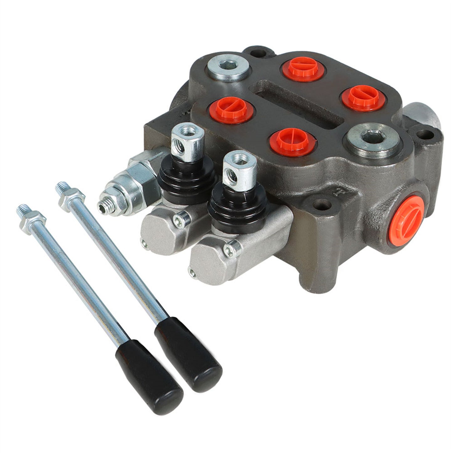 findmall 25 GPM Hydraulic Directional Control Valve 2 Spool Double Acting Hydraulic Valve