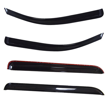Findmall Side Window Visors Rain Guard Wind Vent Shade Deflector Replacement for 2014-2018 Silverado Sierra