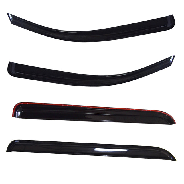 Findmall Side Window Visors Rain Guard Wind Vent Shade Deflector Replacement for 2014-2018 Silverado Sierra