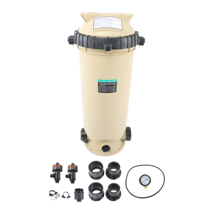 Findmall 160316 Single Cartridge Pool Filter Pump 100 Square Feet 100 GPM Replacement for Clean & Clear CC100 Pool