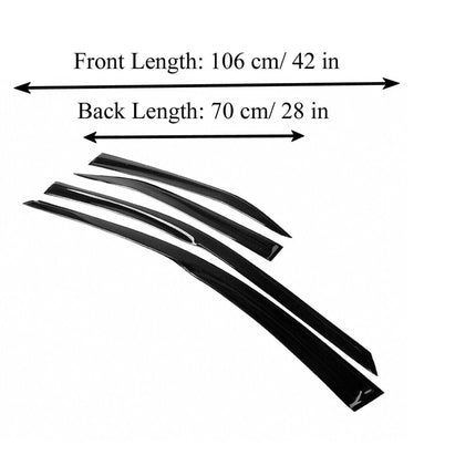 Findmall Side Window Visor Vent Rain Guard Deflector Replacement for 2012-2017 Toyota Camry