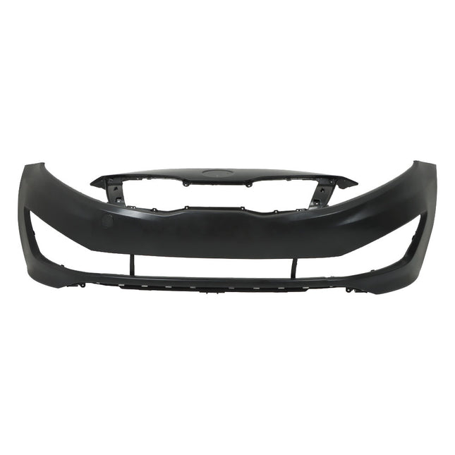 Findmall Primed Front Bumper Cover Replacement for 2012-2013 Kia Optima EX LX, KI1000161, 86511-4C000, 86611-D3000