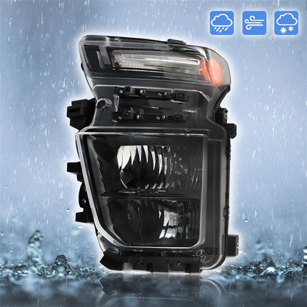 Findmall Headlight Assembly Replacement for Silverado 2500HD Front LH