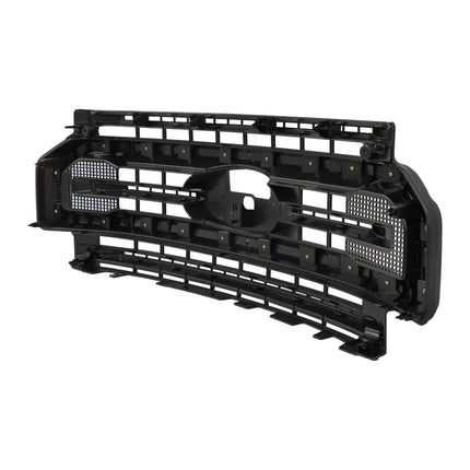 Findmall Front Upper Bumper Grille Matte Black with Straight Trim Replacement for F250 F350 Platinum Style 2020-2022 Replacement for LC3B8200HC5KBX LC3Z8200HA