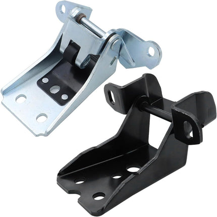 2-Pack Left Right Door Hinge Upper Lower Set for 1980-1996 Bronco F150 F250 - Steel, Standard, Unfinished