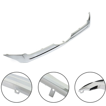 Findmall 3-Piece Chrome Front Upper Center and Lower Bumper Grille Set Replacement for Edge 2011-2014