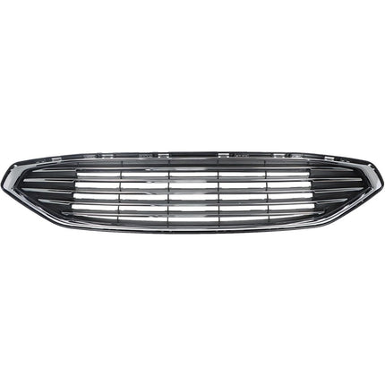 Findmall Chrome and Black Front Upper Bumper Grille Replacement for Fusion 2017-2018