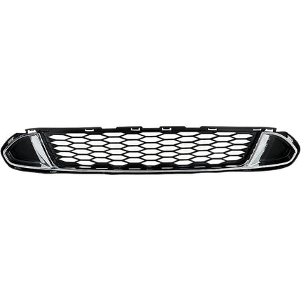 Findmall Front Lower Grille with Chrome Molding Trim Grill Assembly Replacement for 2010 2011 2012 Fusion