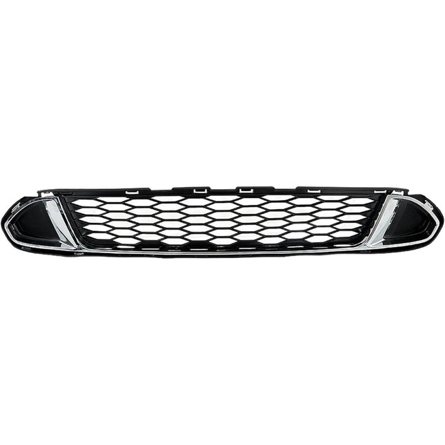 Findmall Black Front Lower Grille with Chrome Molding Trim Replacement for Fusion Sport 2010-2012