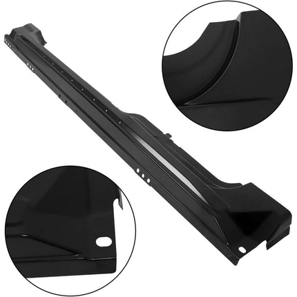 Findmall Rocker Panel Guard Pair for 2009-2014 Ford F-150, Black