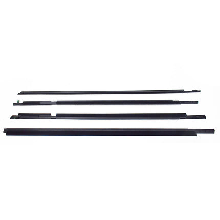 Findmall Outer Window Weatherstrip Kit for 2003-2009 Lexus GX470 & Toyota Prado, 4-Piece