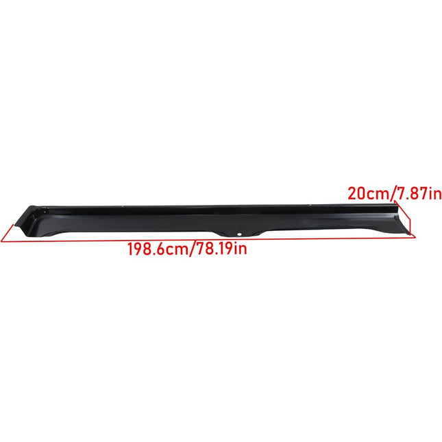 Findmall 4-Piece Rocker Panel and Cab Corner Kit for Dodge Ram 1500 2002-2008 and 2500 3500 2003-2008 Quad Cab, Black