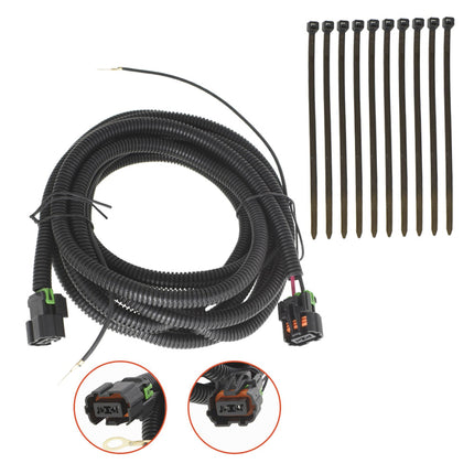 Findmall Fog Light Wiring Harness Replacement for 2007-2014 Chevy Silverado 1500 2500 HD 3500 HD