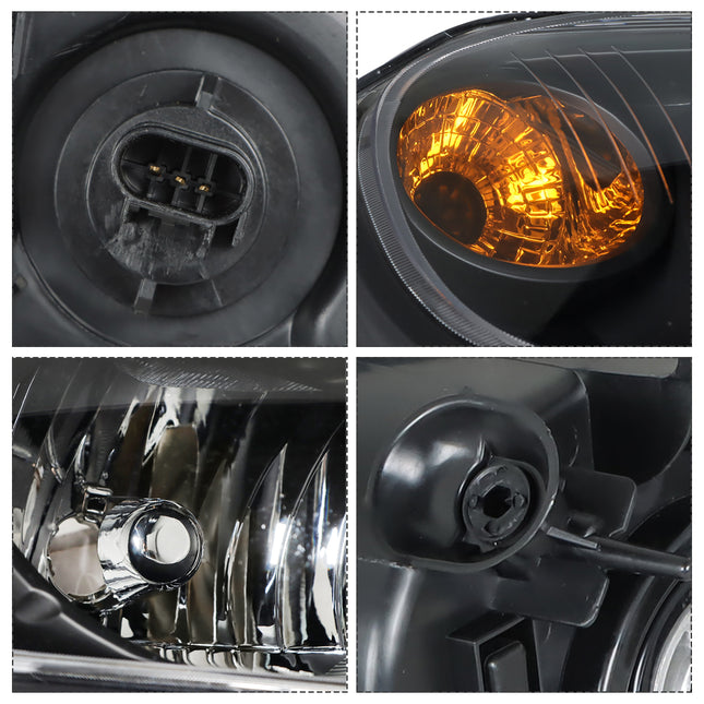 Findmall Headlights Assembly Halogen Replacement for HHR 2006-2011 Driver Side and Passenger Side GM2502262 GM2503262