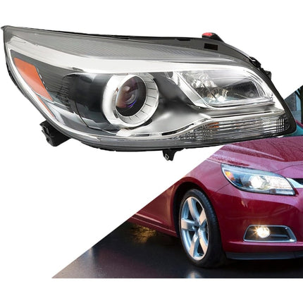 Findmall 1 Pc Headlight Assembly Right Side Replacement for 2013-2015 Malibu/ 2016 Malibu Limited Headlamp RH GM2503400
