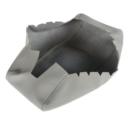 Findmall Gray Leather Center Console Armrest Cover Replacement for 2011-2019 Grand Cherokee