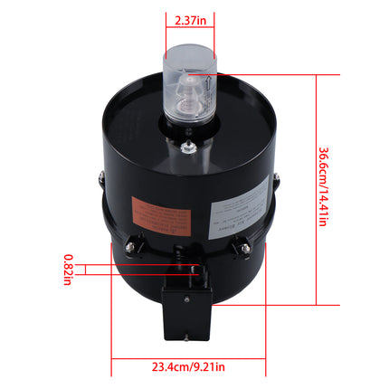Findmall 6310131 Silencer Spa Blower 1HP 120V 5.5A, Easy Installation,