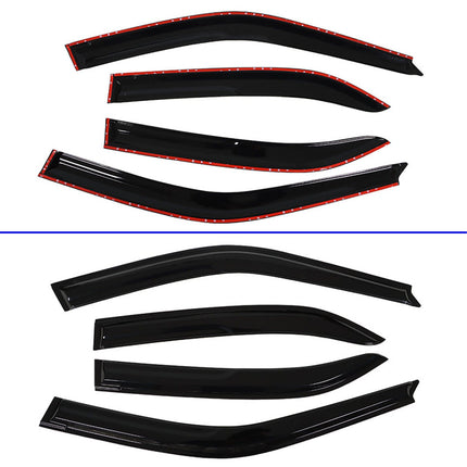 Findmall Side Window Visor Vent Rain Guard Deflector Replacement for 1996-2000 Civic Sedan 4-Door