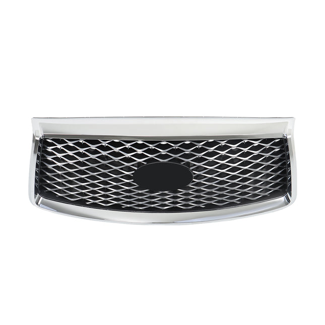 Findmall Chrome Honeycomb Mesh Front Upper Bumper Grille Replacement for QX80 2018-2021 623106GW0A