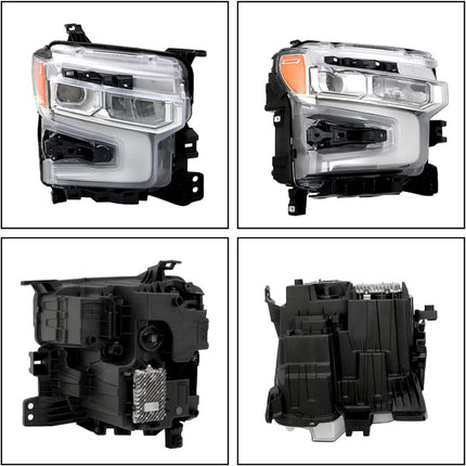 Findmall Headlights Assembly Replacement for Silverado 1500 2022-2024