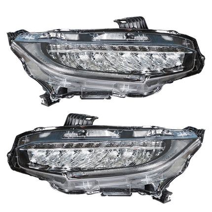 Findmall Headlight Assembly for 2016 Honda Civic Front Right Passenger Side, Replaces HO2503176