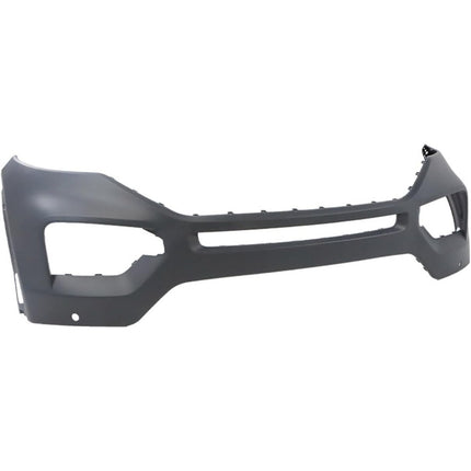 Findmall Primed Front Bumper Cover with Parking Sensor Holes Replacement for 2020-2021 Ford Explorer