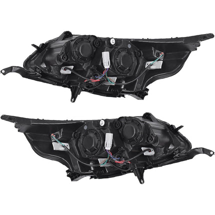 Findmall Headlight Assembly Replacement for Malibu Black Left LH Right RH