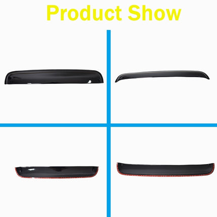 Findmall Universal for Auto Moon Sunroof Wind Visor Guard Deflector Visor Black Replacement for 38 inch