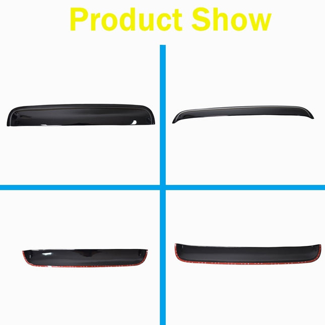 Findmall Universal for Auto Moon Sunroof Wind Visor Guard Deflector Visor Black Replacement for 38 inch