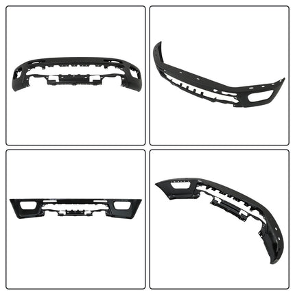 Findmall Paintable Steel Front Bumper Without Parking Sensor Holes for 2019‑2023 Ford Ranger, Replacement FO1002435 KB3Z17757AAPTM