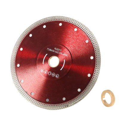 findmall 7 Inch Super Thin Dry Wet Diamond Porcelain Saw Blades Ceramic Cutting Disc Wheels for Cutting Ceramic Tile Porcelain Granite Marbles