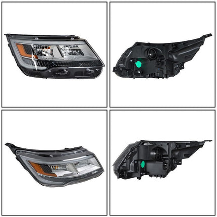 Findmall Headlight Assembly for 2016–2019 Ford Explorer Front Right Passenger Side, Replaces FB5Z-13008-B