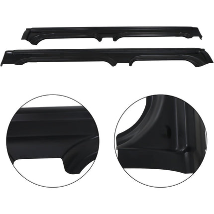 Findmall 8-Piece Rocker Panel and Cab Corner Repair Kit for 1999-2007 Chevrolet Silverado GMC Sierra Crew Cab, Black