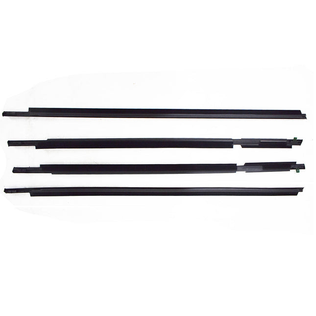 Findmall Outer Window Weatherstrip Kit for 2003-2009 Lexus GX470 & Toyota Prado, 4-Piece