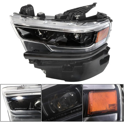Findmall Headlights Assembly Replacement for Ram 1500 2019-2024 Pair W/DRL