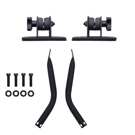 Findmall 2PCS Door Side View Mirrors Adjustable Black Replacement for 1997-2018 Wrangler TJ JK 55077966AH