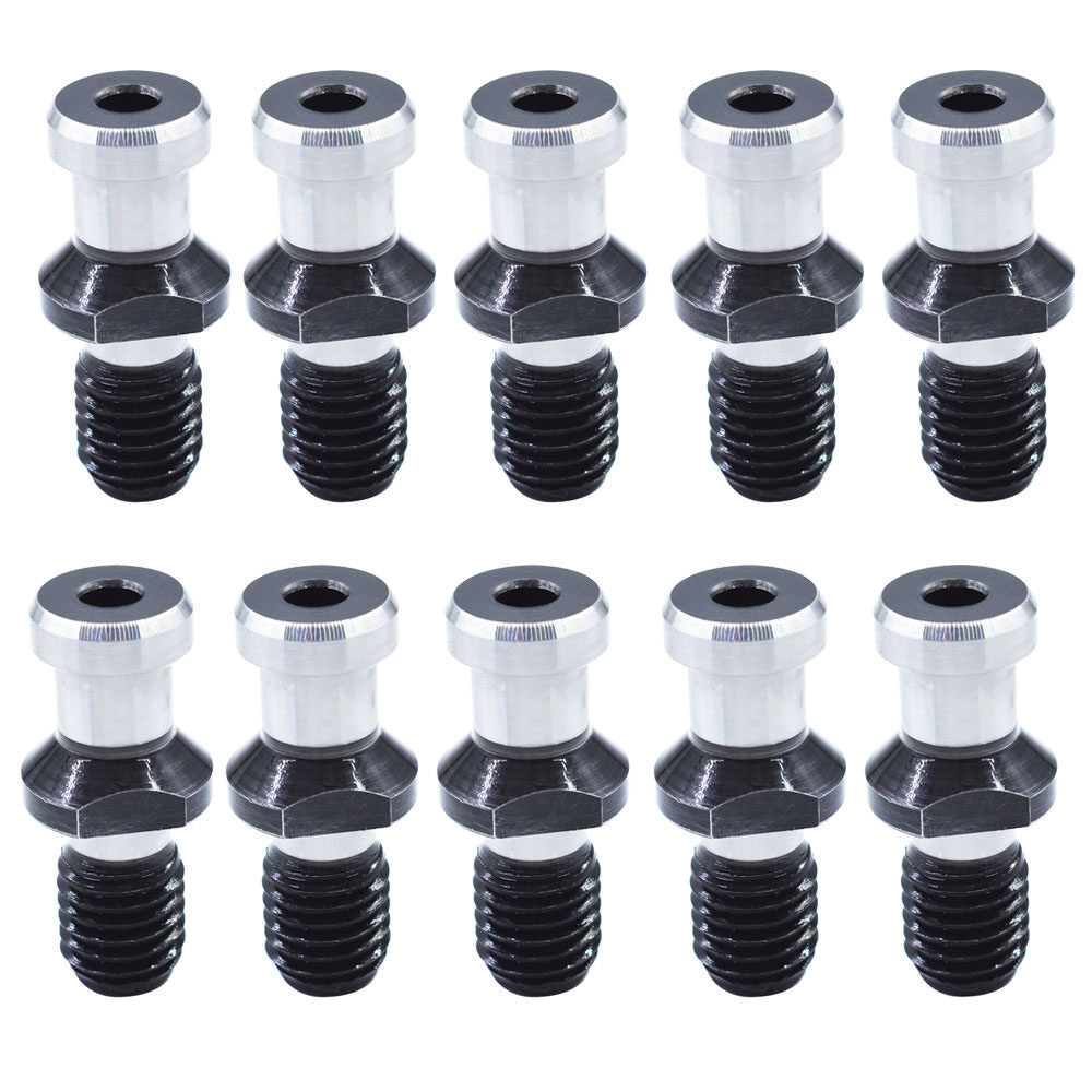 CAT40 75 Degree 747 Inch 10PCS Pull Stud Coolant Thru Retention Knob Replacement for DMG Mori Doosan